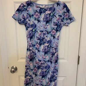 Pink blush maternity dress